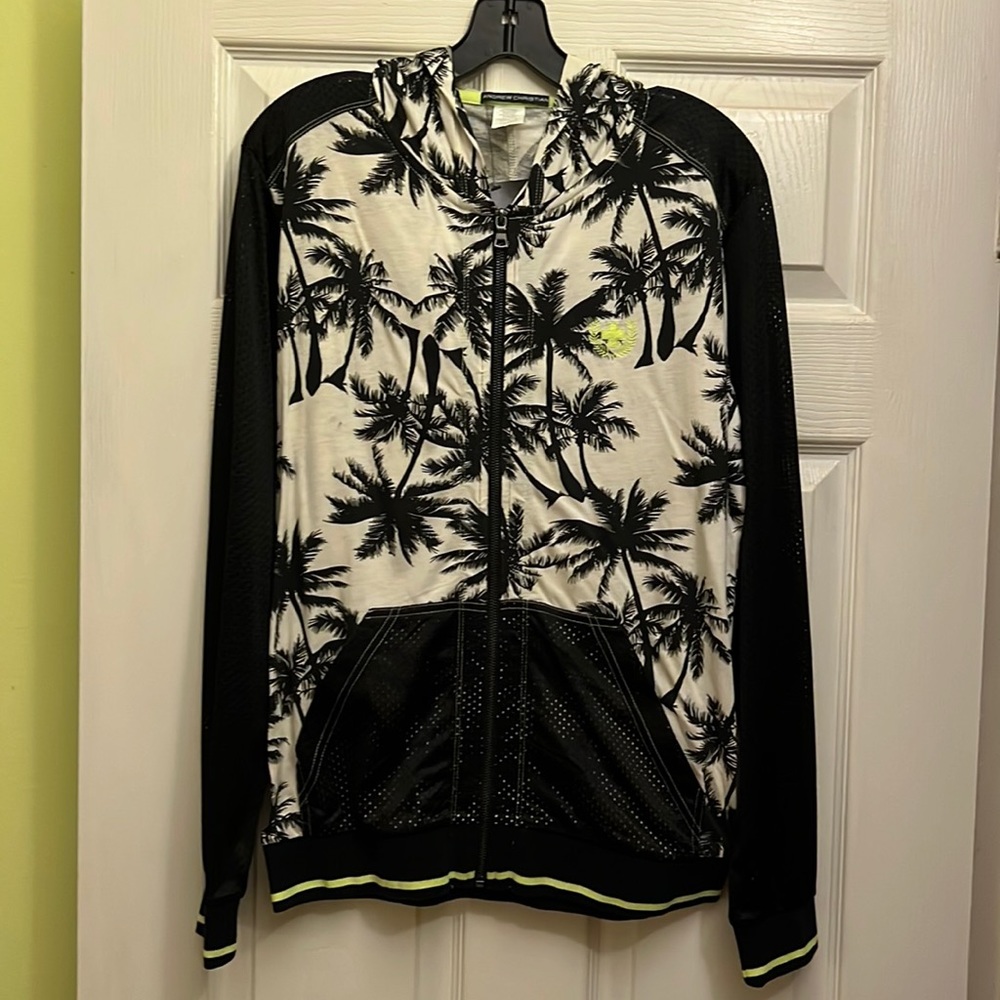 MEN’s Andrew Christian Mesh Sleeve Kangaroo Hoodie size Small